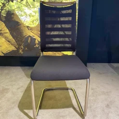 Tischgruppe Esstisch Multiflex Eiche Anziano Stuhl Lilli Tritex Basalt