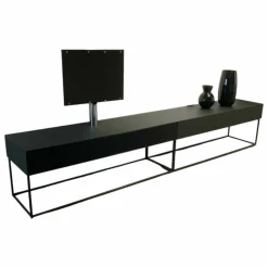 TV-Board Soma Lack Fenix Schwarz mit Soundmodul