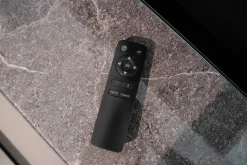 TV-Highboard JSL TV-Lift JSL1304-PE Pebble Abdeckplatte Glas