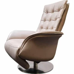 TV-Sessel New Orleans Leder Wax Anilin Stone 3800