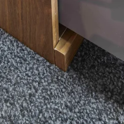 TV-Unterteil Finale Korpus Nussbaum Nova Front Hochglanz Lack Weiß