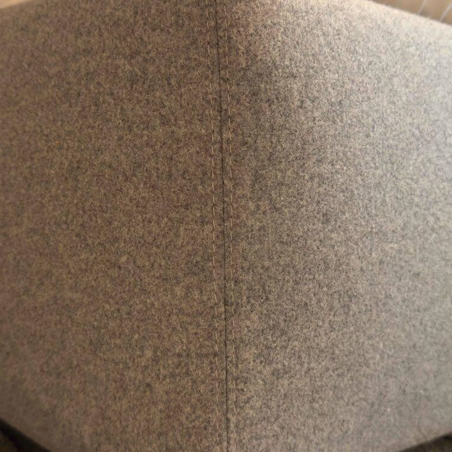 Unterbett Boxspring Stoff Lode Hellgrau 3 Seitig Gepolstert ohne Matratze