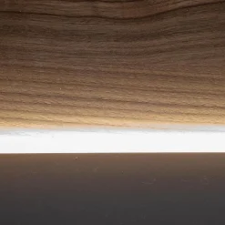 Vitrine 440 Lavato Rechts Kernnussbaum Schiefergrau Inklusive Beleuchtung