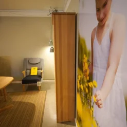 Vitrine 1182 M Massivholz Eiche Türen Mit Glaselementen