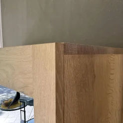 Vitrine BC 04 Eiche Weiß Mit Glastüren