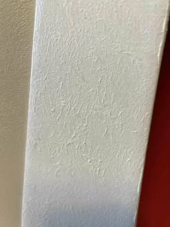 Vitrine Glamour Lack Antic Weiß mit Glasböden