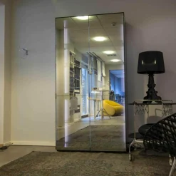 Vitrine Modular Soma Spiegelglas Beleuchtet