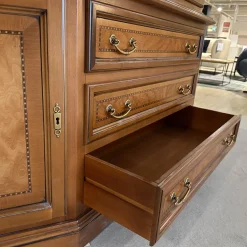 Vitrine Verona 0792 Edelholz Kirschbaumfarbig Antikisiert