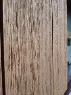 Vitrine Vgalvino Alteiche Rustico Schwemmgrau Lackiert Massiv