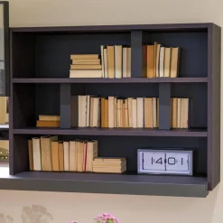 Wandelement 505 Eiche Grau Lack Anthrazit Ecoskin Grau