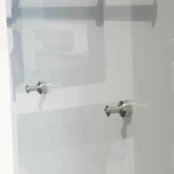 Wandgarderobe Pacific Mit Wandpaneel Garderobenstange Mit Hutablage 2 Haken-Set Ultrawhite