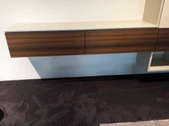 Wandhängeschrank 505 Holz Kieselgrau Eukalyptus