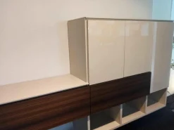 Wandhängeschrank 505 Holz Kieselgrau Eukalyptus