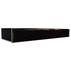 Wandkonsole Smart Console Wandmontiert Mikroleder Anthrazit 03 Poliert