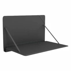 Wandtisch Notebook 9032 Tischplatte MDF mit abgerundeten Kanten Schwarz Matt Beschichtet
