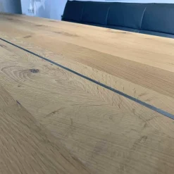 Wangentisch Zweigl Z20 Rustikale Asteiche Bianco Geölt Wange Stahl Nickelfarbig