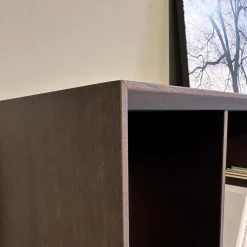 Wohnkombination Alea Lack Basalt Matt Raucheiche Furniert