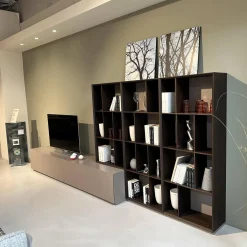 Wohnkombination Alea Lack Basalt Matt Raucheiche Furniert