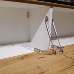 Wohnkombination Dimaro Lack Weiß Asteiche