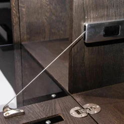 Wohnkombination Katana Wileiche Schwarz Geölt Mattlack