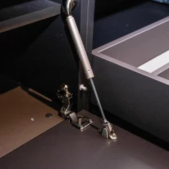 Wohnkombination Lavita Lack Graphit Nussbaum