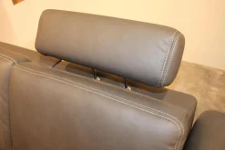 Wohnlandschaft Cassius Casada Stoff E Galero Slate Grau ohne Dekokissen