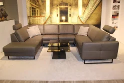 Wohnlandschaft Cassius Casada Stoff E Galero Slate Grau ohne Dekokissen