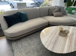 Wohnlandschaft Ecksofa Vesper Stoff Penny Kat. D 6718 Acier Grau