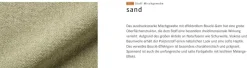 Wohnlandschaft Jalis Stoff 8208 Sand Nahtband 5091 Mittelgrau 339 x 226