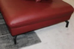 Wohnlandschaft Leonore Leder Longlife 160 Vivre Barolo Rot