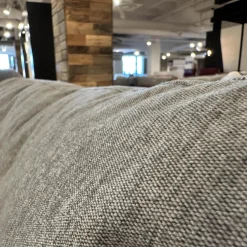 Wohnlandschaft Now Soft In Stoff Sable 01 Grau Gestell Metallkufe Chrom