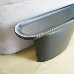 Wohnlandschaft Piaf Und Konsole Calix Leder Kashmir Boue Cat.A Konsole Massives Lindenholz