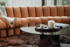 Wohnlandschaft Sofa DS 600 Snake Nappaleder Naturale Cuoio Braun Aus Einzelnen Addierbaren Elementen