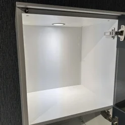 Wohnwand 945 Easytouch Lacklaminat 967 Alpinweiß Mit Beleuchtung