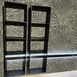 Wohnwand 945 Easytouch Lacklaminat Sand Beige Ultramatt Abdeckplatte Eiche Montreal