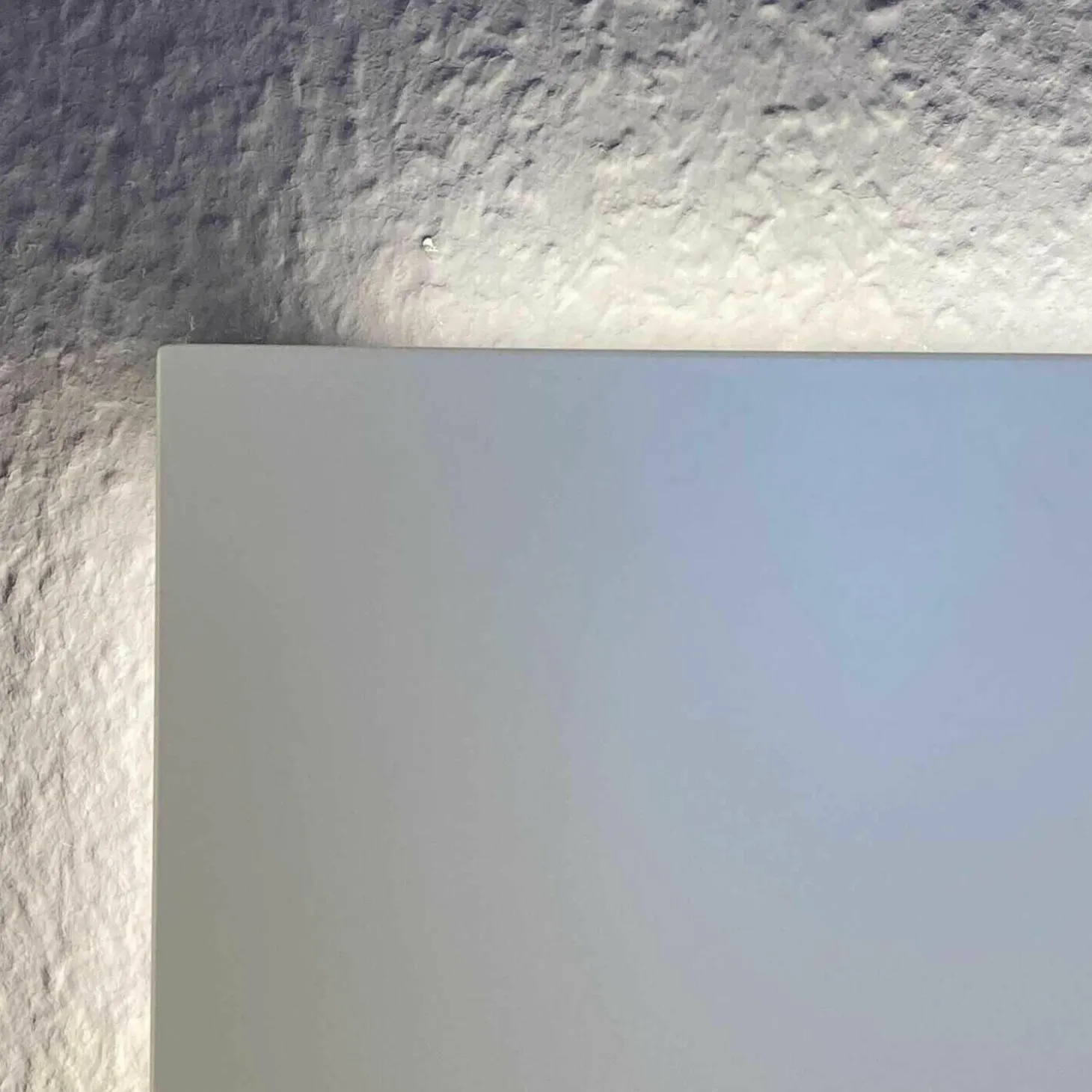 Wohnwand Alea Lack Weiß Steingrau