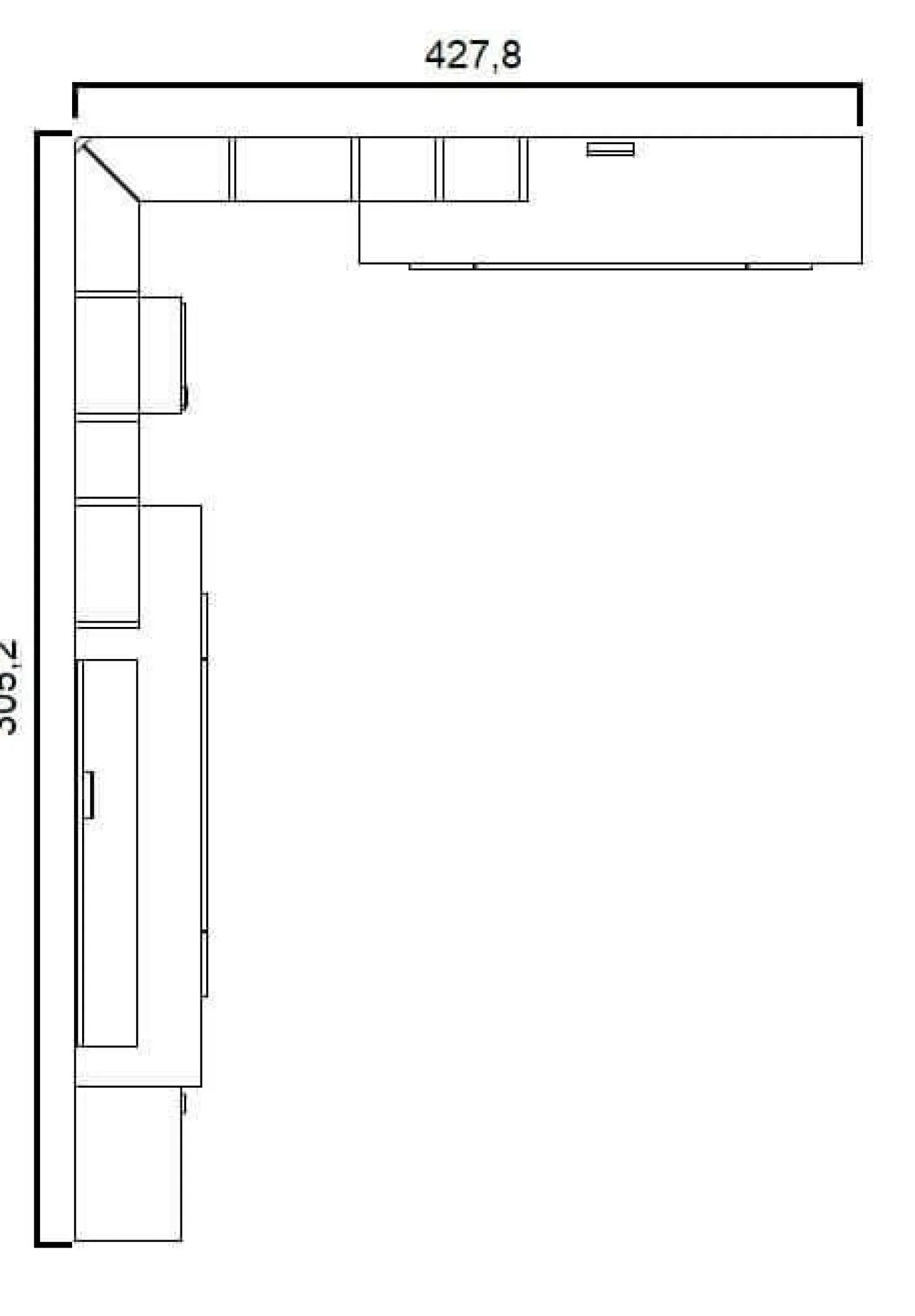 Wohnwand Atena Lack Lack Seidenmatt Weiß Akzente Balkeneiche Honig Inklusive Beleuchtung Ohne Deko