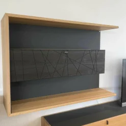 Wohnwand Aura Lowboard Hängelement mit LED Beleuchtung