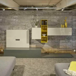 Wohnwand Contur 5800 Lack Hochglanz Verschiedenfarbig