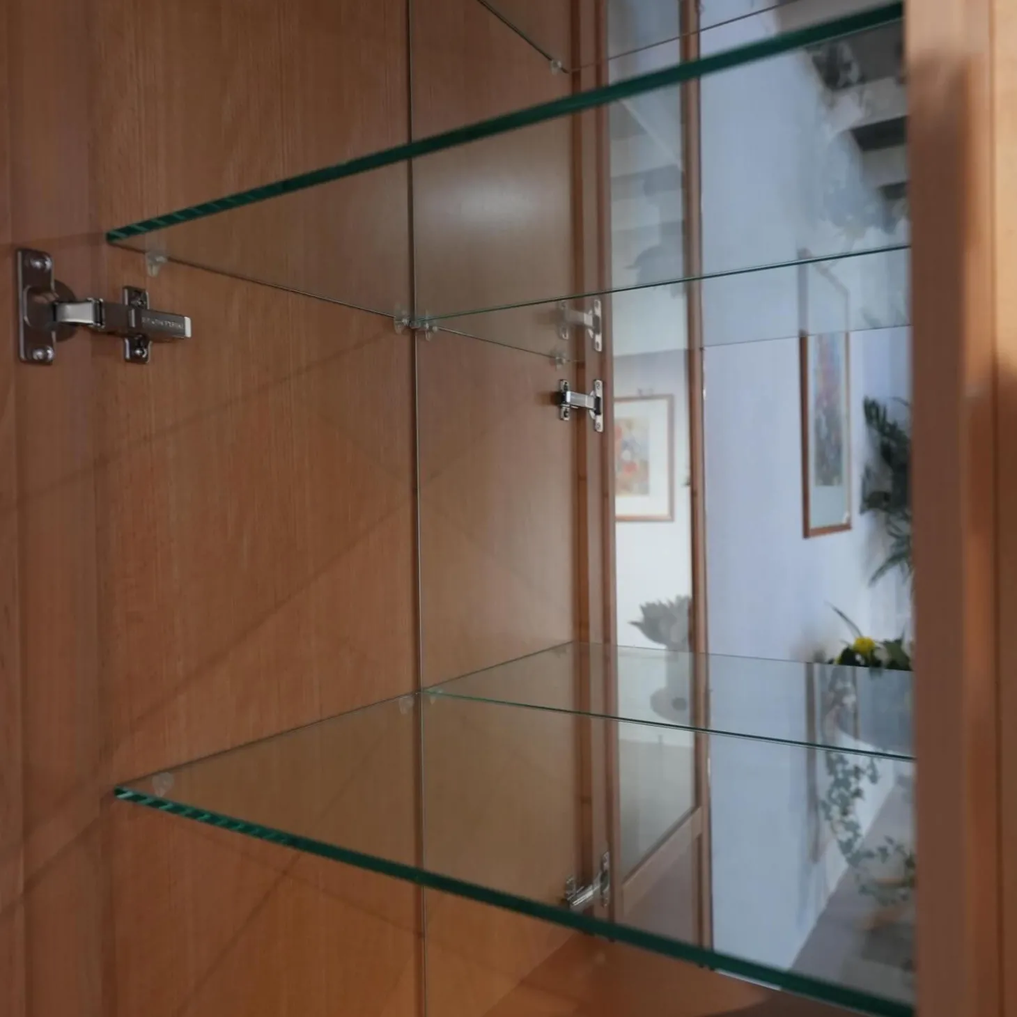 Wohnwand Costa Buche Furniert Mit Beleuchtung Und Trafo