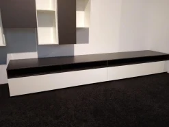 Wohnwand Cube Change Play Bronze Weiß