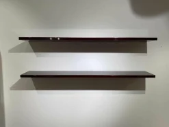 Wohnwand Cube Gap Lack Hochglanz Aubergine