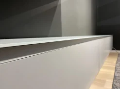 Wohnwand Cubo Lack Canagrau Mit Eiche Anthrazit Gebeizt