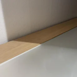 Wohnwand Cubus Pure Volholz Eiche Weiß Geölt Glas Pearl Matt Mit Touchbeschlag