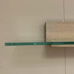 Wohnwand Elements B200 Eiche Massiv mit Beleuchtung