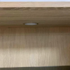 Wohnwand Elements B200 Eiche Massiv mit Beleuchtung