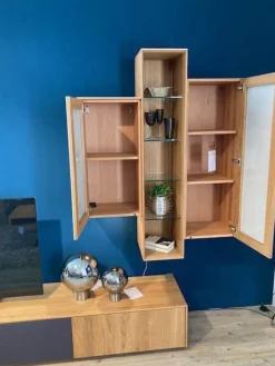 Wohnwand Filigno Eiche Massiv Natur Geölt