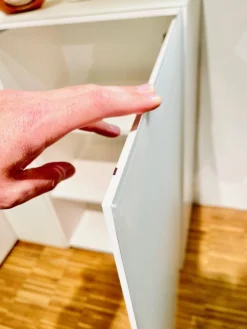 Wohnwand Format S2 Mattglas Und Echtlack Naturweiß