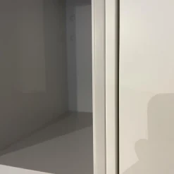 Wohnwand Game Glattlack Verkehrsweiß Glattlack Steingrau Ethno Eiche