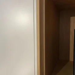 Wohnwand Game Glattlack Verkehrsweiß Glattlack Steingrau Ethno Eiche